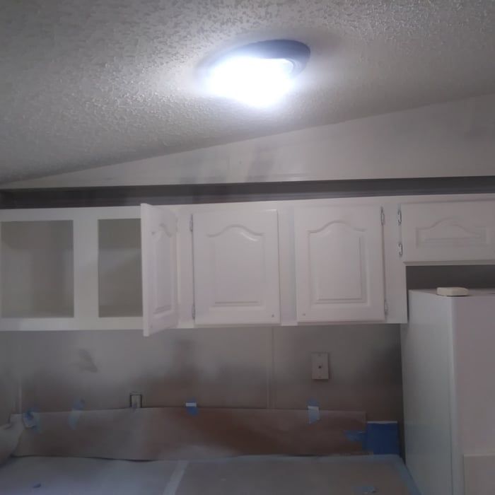 Painting cabinets