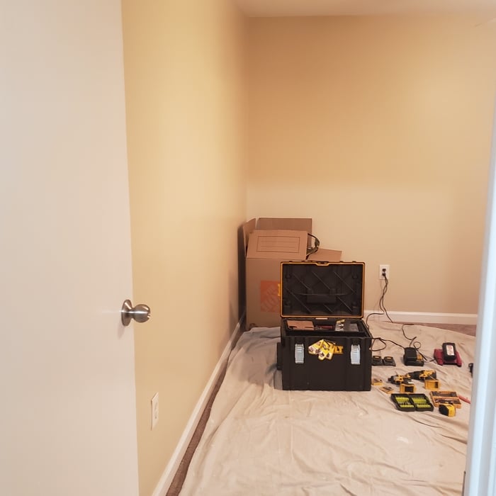 Wall removed