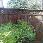 exterior fence painting