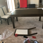 Table and chair assembly