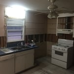 We changed the location of the outlets and added under-cabinet lighting