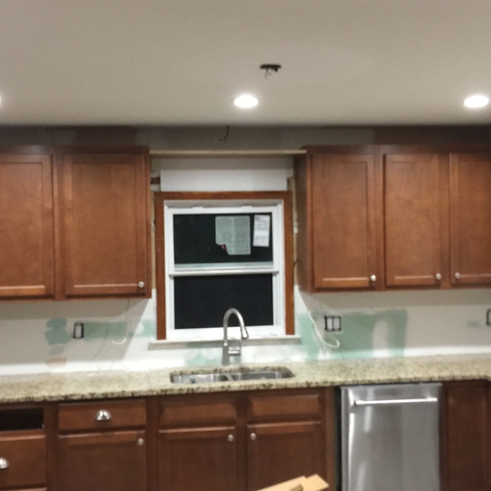 We have placed the switches and outlets just ready for tile.
