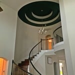 Chandelier installation