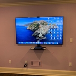 65” 4K display with Mac Mini Computer