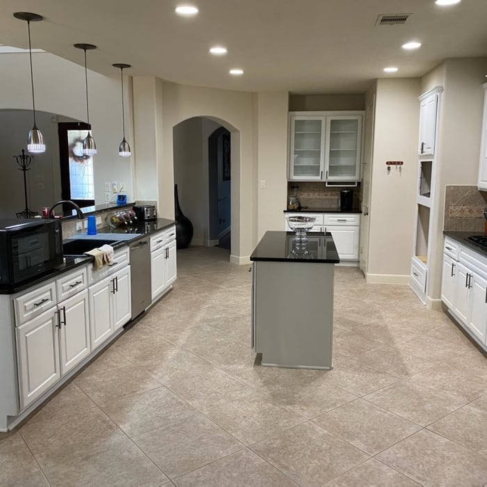 White And Grey Kitchen