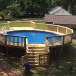 Above Ground Pool Deck