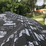 Tare off job removed the old shingles and put new Tate papa we on it