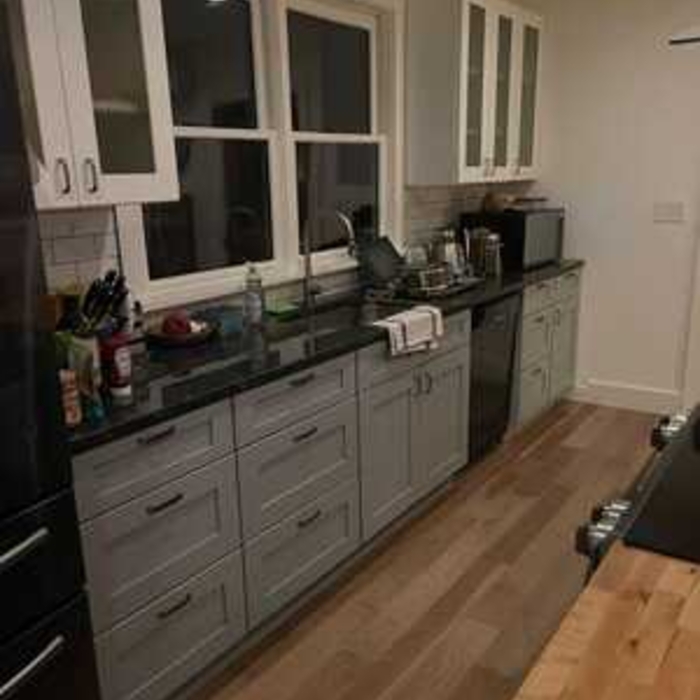 new kitchen and flooring /Millerton