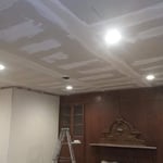 Tape mud Drywall ceiling