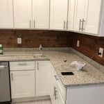 Kitchen Back-splash And Cabinets