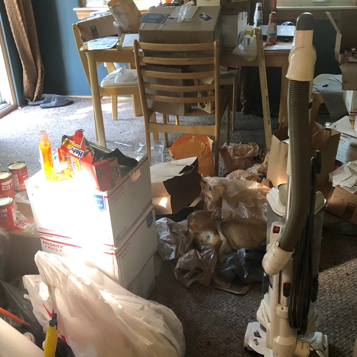 Helping customer get house back together