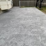 Strained Concrete Patio