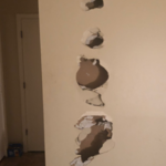 Holes in drywall