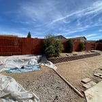 Fence Staining, 1/2 Acre lot