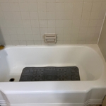 Cleaned Tub and mat.