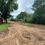 Beginning of project after topsoil was taken off