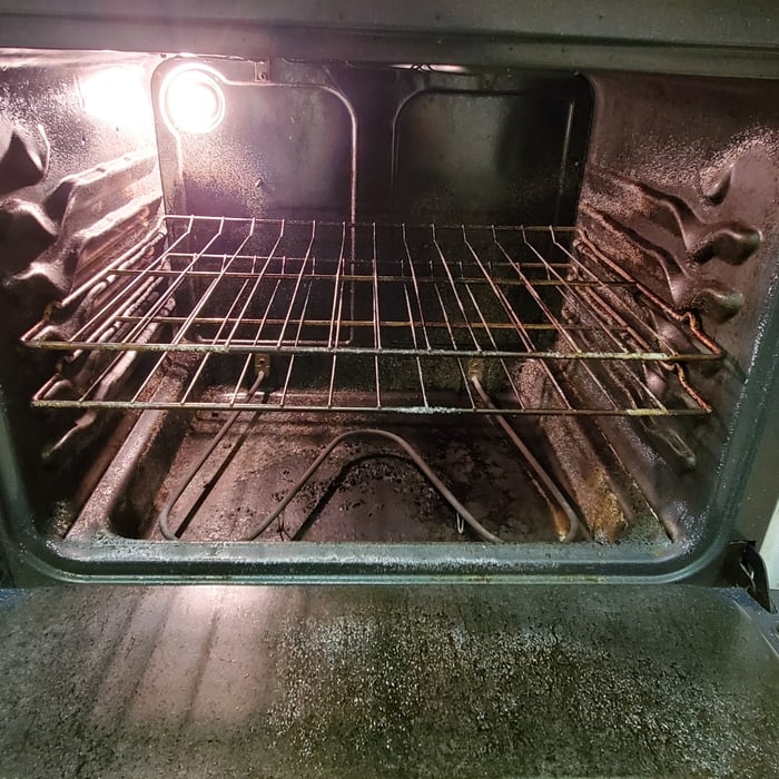 Before it was cleaned