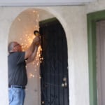 Removing Existing Iron Rod Door