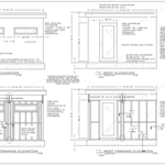 Example of the elevations created for the permit package