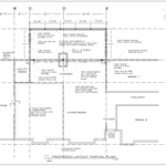 Example of the partial floor plan created for the permit package