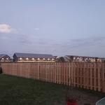 Shadowbox fence