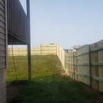 greentreated fence