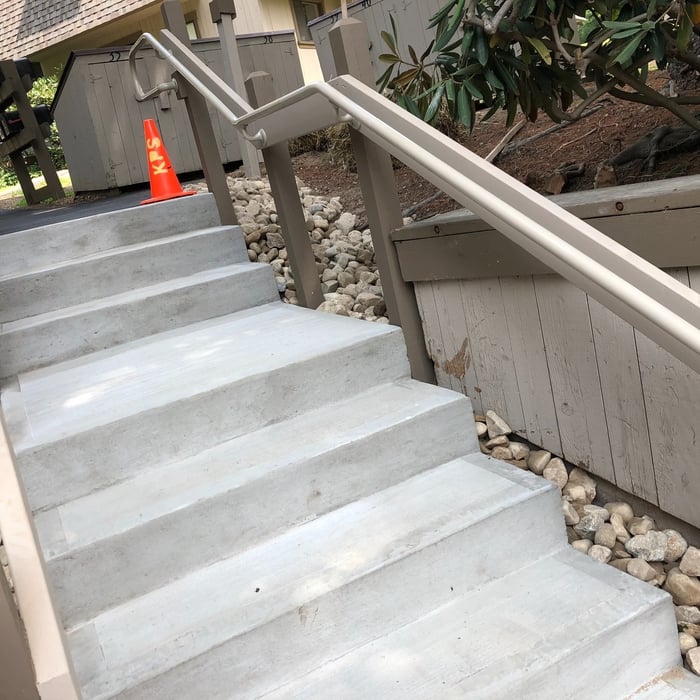 HOA Community Concrete Stair Hardscape Project