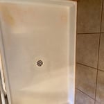 Shower floor BEFORE