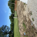 Driveway grading and concrete prep