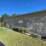 Pressure wash house