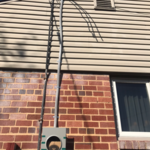 New meter base and service entrance cable