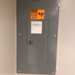 Service upgrade after county inspection approved.