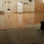 Epoxy garage floor