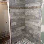 The new shower