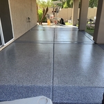 Patio Coating with Boarder