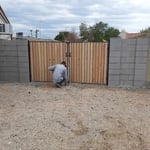 New Wall and Gate For RV