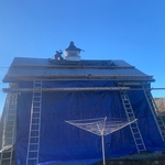 Tearing off shingles