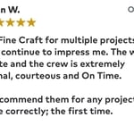 Client reviews