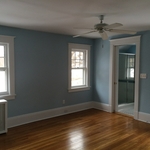 The entrance to the front door.