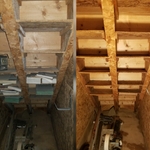 Before and after.