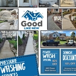 Pressure washing