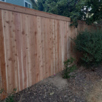 3 rail 6' privacy fence wing neighbor