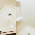 We cleaned, disinfected and scrubbed this shower