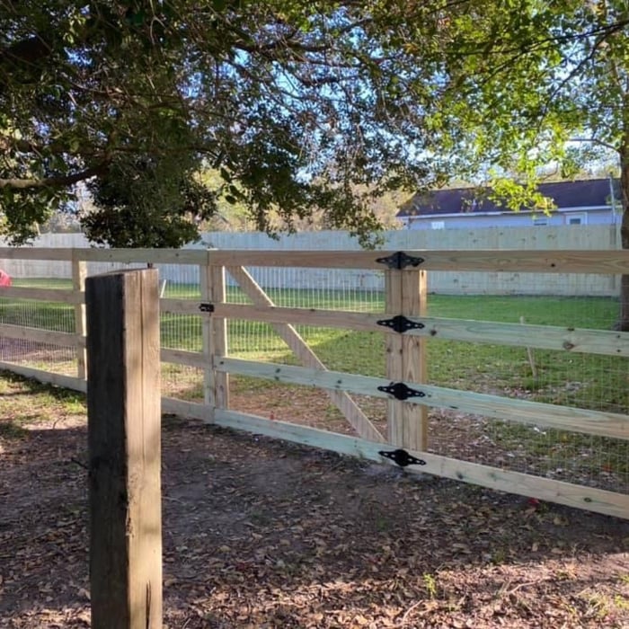 5' Farm fence with welded wire.
