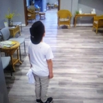 Waiting room. Lil helper.