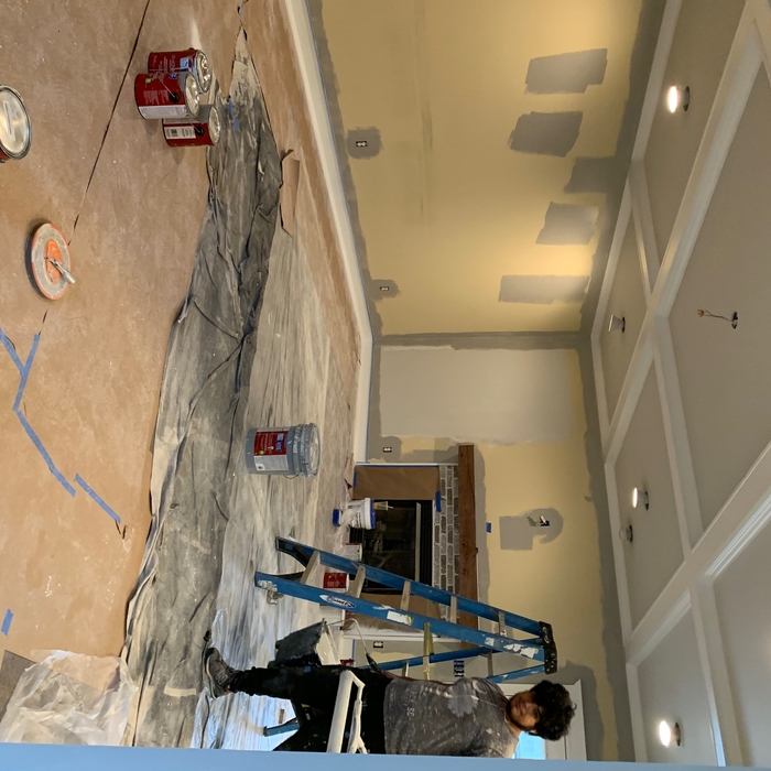 Interior painting.