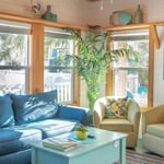 Beautiful back enclosed porch