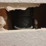 Drywall toilet repair