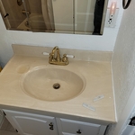 Took care of the caulking while I was at it for free!