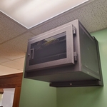 Wall mounted Swing open Rack.